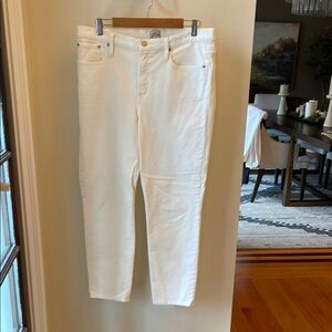 Women's White corduroy Jeans